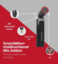 SabineTek SmartMike+™ Wireless Microphone With Unidirectional Mic - Sabinetek Official Store
