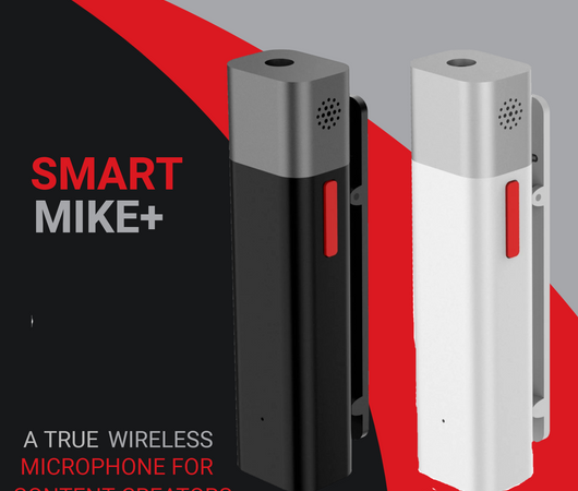 SmartMike+:True Wireless Stereo Mic for Content Creators