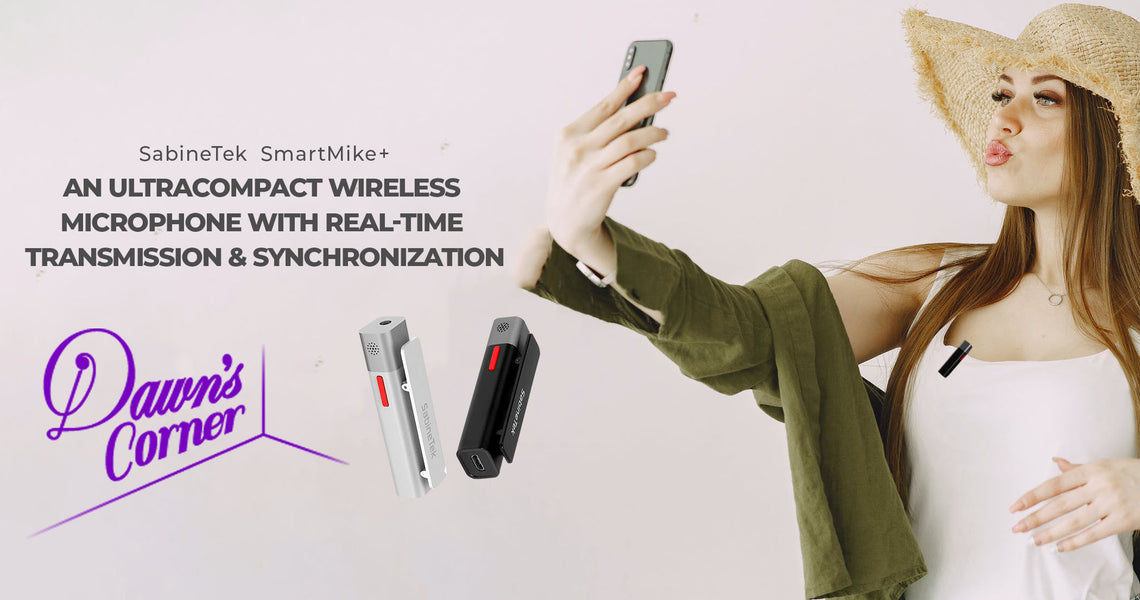 SabineTek SmartMike+ An ultracompact wireless microphone with real-time transmission and synchronization.