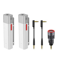 Sabinetek Smartmike+™ Pack with Audio Aux Cable and Unidirectional Mic,  White / Unidirectional Mic*1