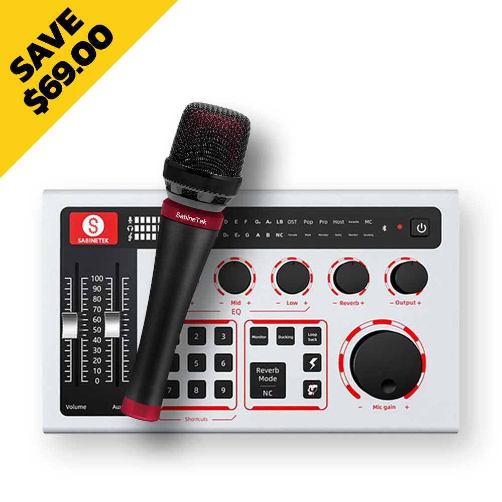 SabineCast Bluetooth Professional Mixer Sound Board Console | Official Store – Sabinetek Official Store