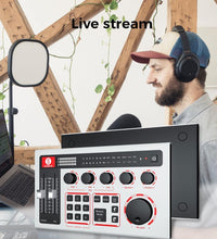 SabineTek SabineCast Bluetooth Sound Card Mixing Console and Condenser Microphone - Sabinetek Official Store