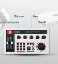 SabineTek SabineCast Bluetooth Sound Card Mixing Console and Condenser Microphone - Sabinetek Official Store